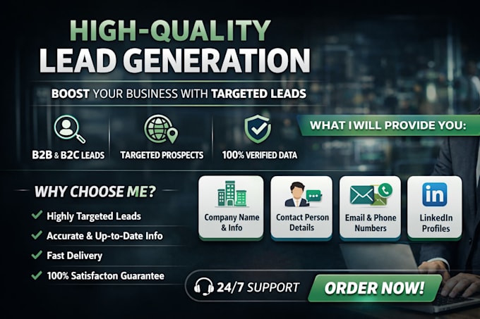 find linkedin business leads with verified emails