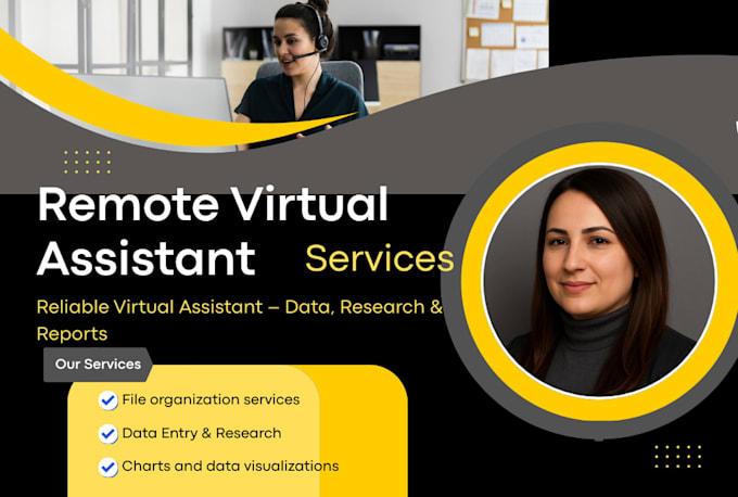 do data entry, web research and file organization