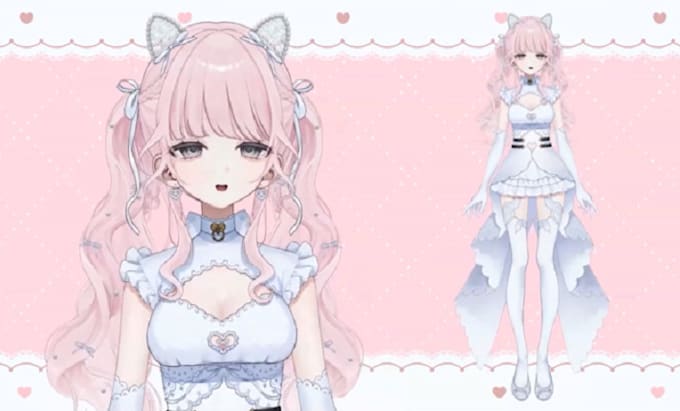 make vtuber model vtuber, live2d, vtuber rigging, live2d model, 2d vtuber model