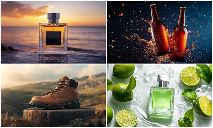 realistic product photography and mockup by using ai
