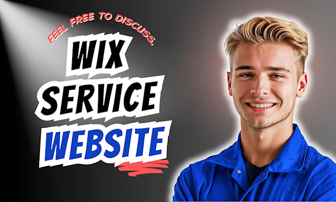 design a wix service website with custom wix website design
