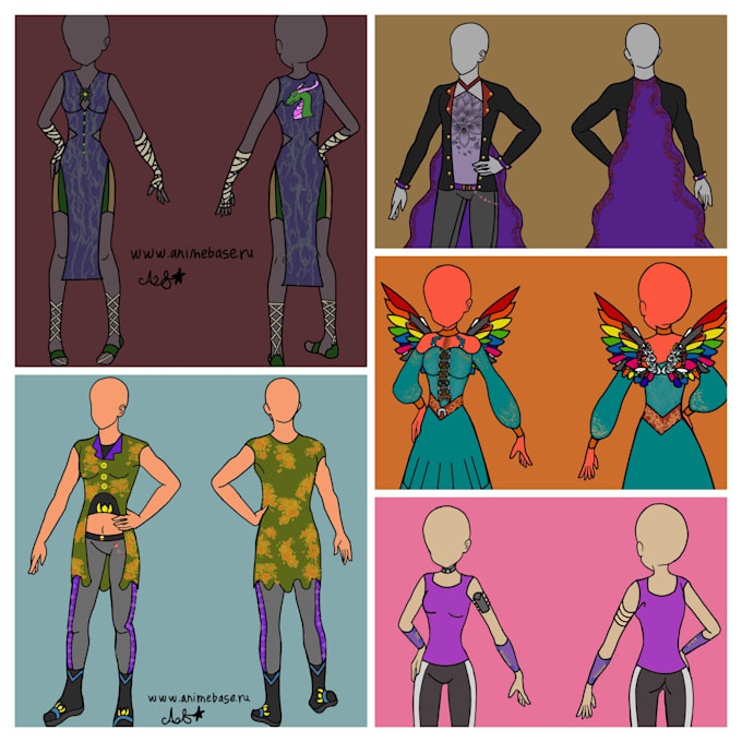 create a character outfit