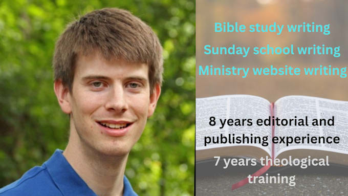 write evangelical christian devotionals and bible studies