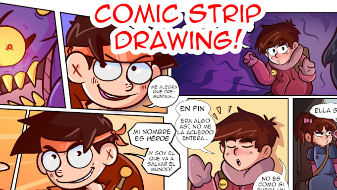 draw a comic strip for you