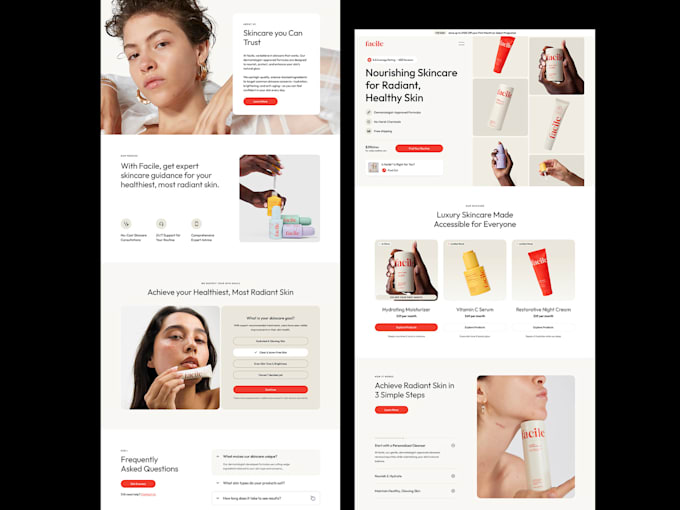 design clinic website, dermatology, physiotherapy website, veterinary website