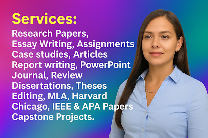 write, edit dissertations, research, essay, paper, report, case study, review