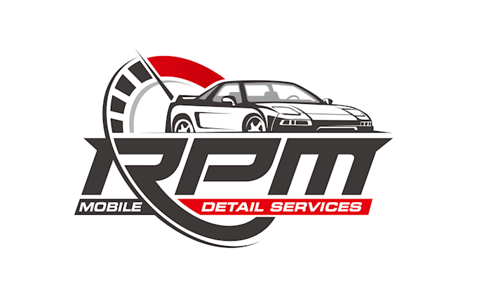 do modern racing design and auto detailing logo