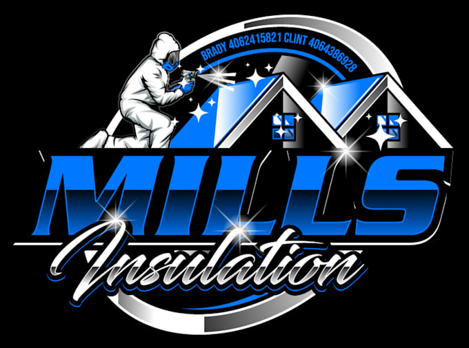 do professional high quality spray logo design