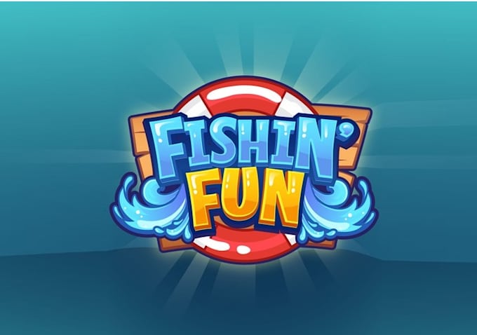 design professional fishing fun logo