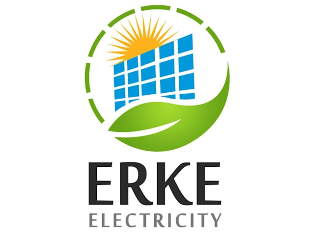 design a unique renewable energy or solar logo