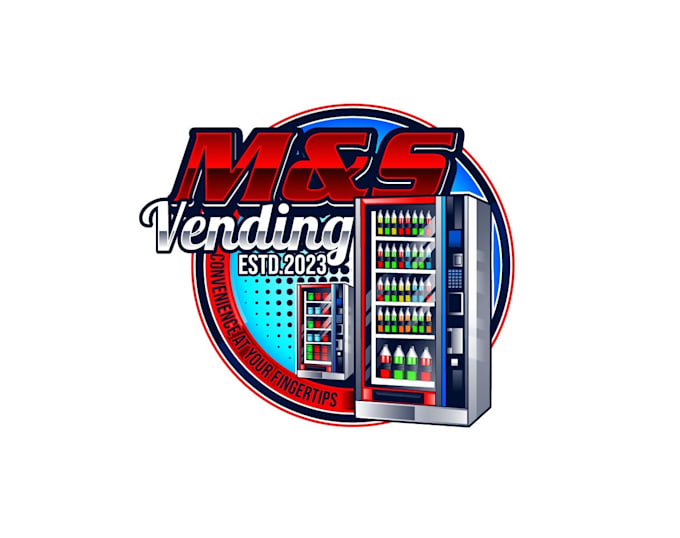 create wonderful and excellent vending machine logo design