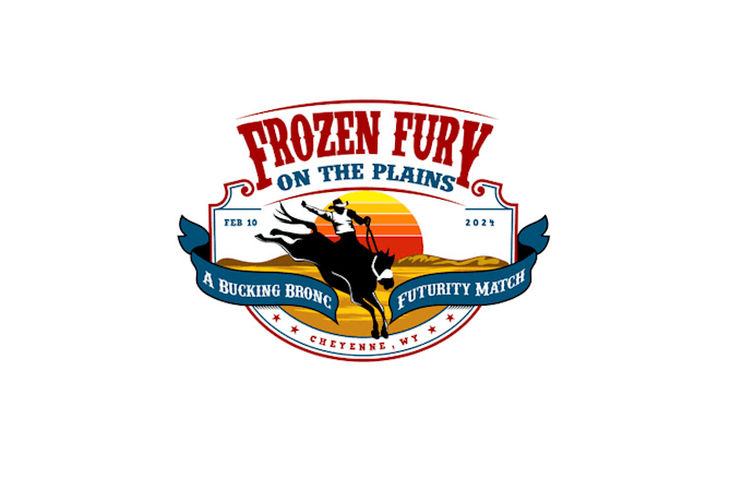 design bucking bronc match logo