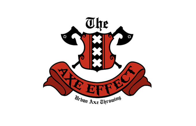 design cool rough axe throwing logo