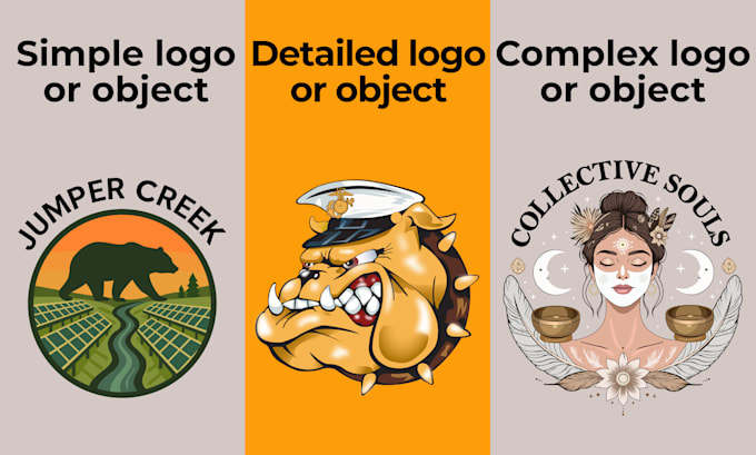 manual vector tracing, vectorize logo in adobe illustrator