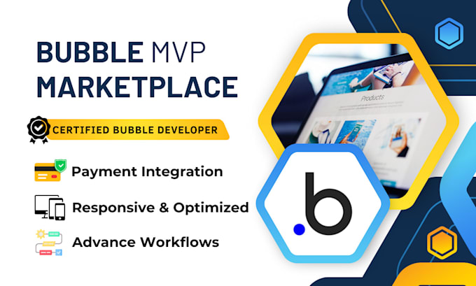 build bubble mvp marketplace as no code bubble io developer