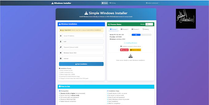 install windows on ovh,hetzner vps,server