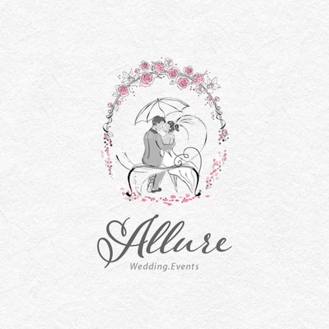 do a graceful wedding logo