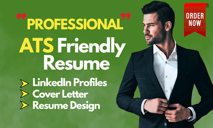Write ats friendly resume, cover letter, linkedin profile by Faysal83 ...
