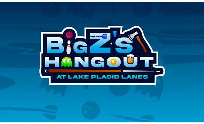 design premium lake placid bowling logo