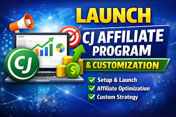 launch cj affiliate program setup and customization