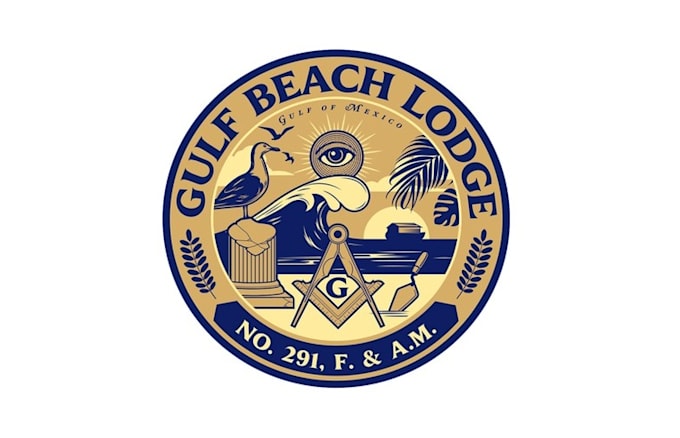 design freemason beach vibe logo