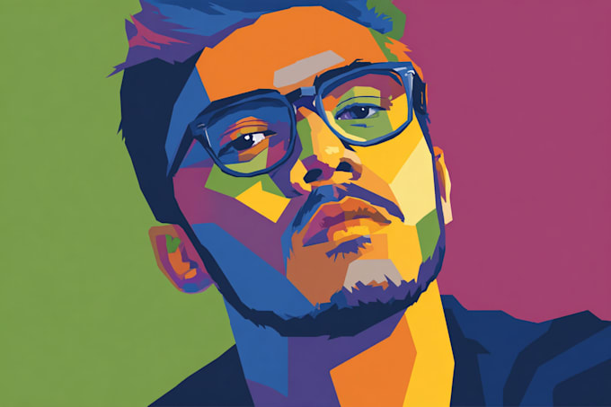 do professional wpap pop art portrait
