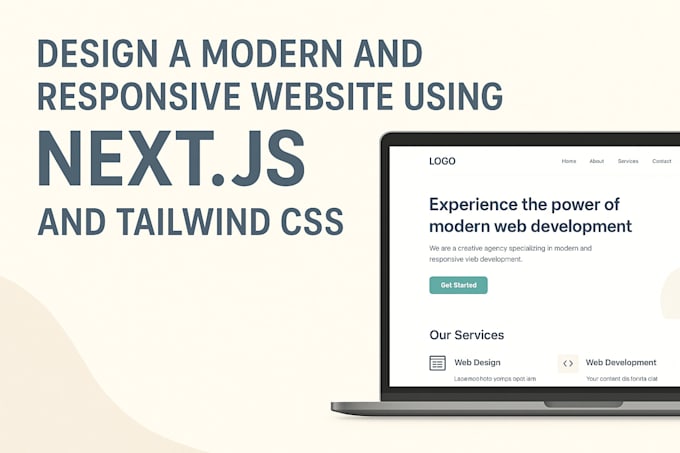 build a modern and fast website using nextjs