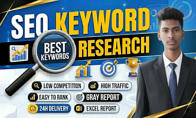 do keyword research, website audit and competitor analysis