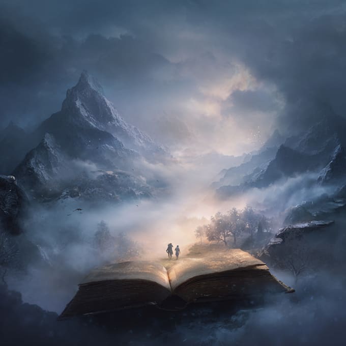 craft a magical fantasy book cover that captivates