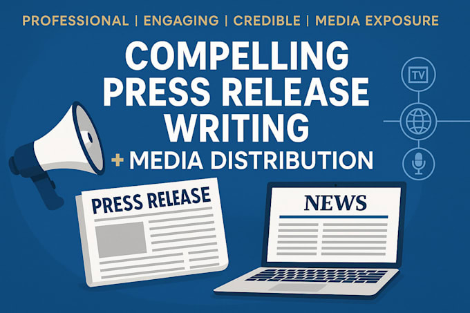 and submit a compelling press release for PR distribution