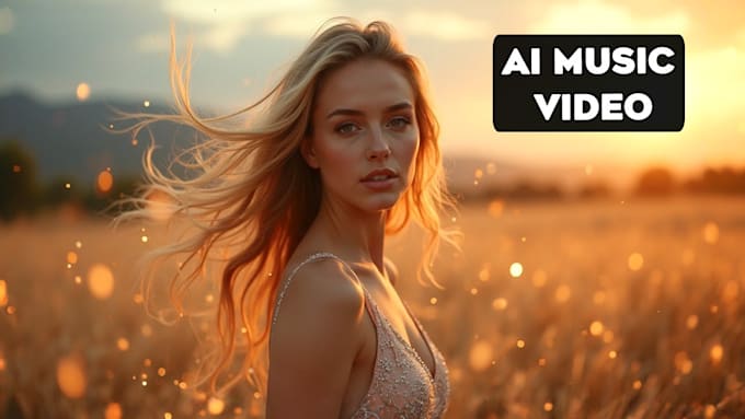 create ai music video with 3d animation, deep conceptual visuals with your face