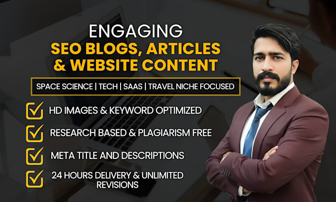 do SEO article writing, blog posts and content writing for b2b and saas