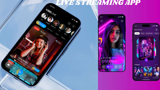 build custom live streaming app live streaming website video streaming app
