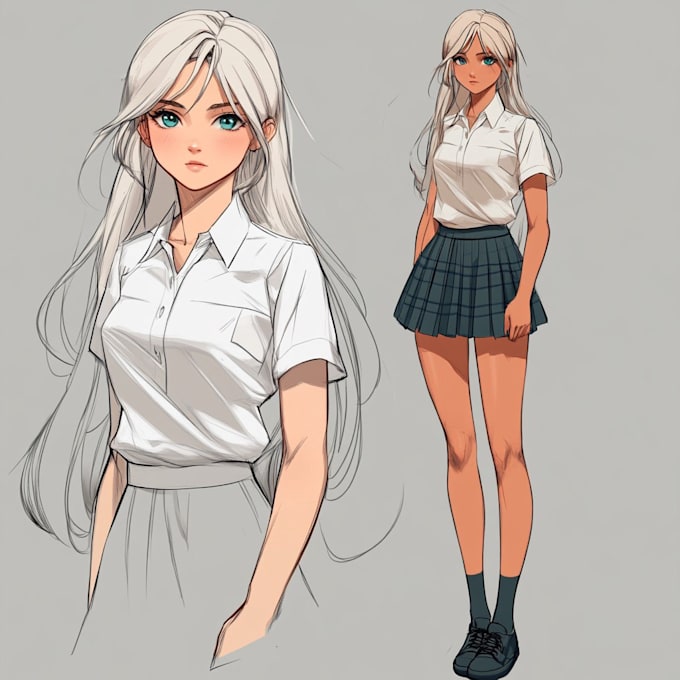 design highest quality anime art drawing