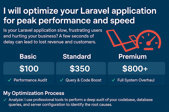 fix and optimize your slow laravel application for max speed