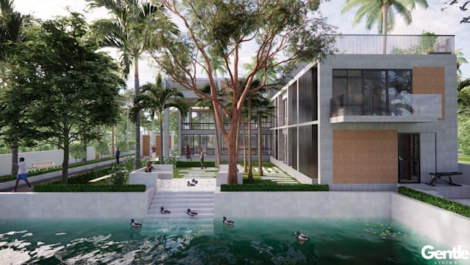 create high quality 3d modeling and architectural rendering