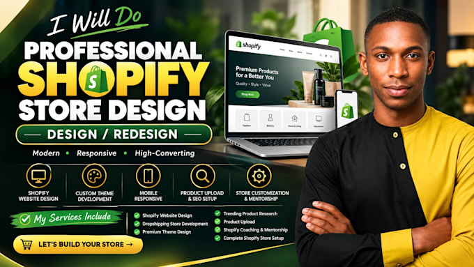 build auto ds ecommerce shopify dropshipping store, shopify store website expert