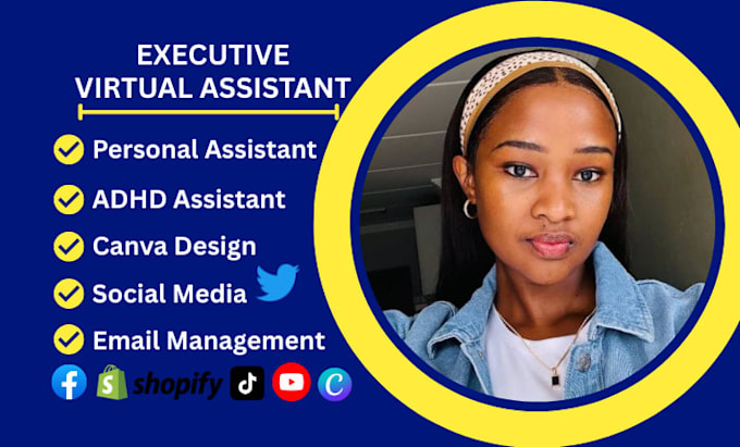personal admin executive virtual assistant ghl expert social media manager