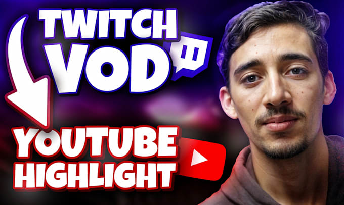 edit twitch or kick stream vod for a funny youtube video