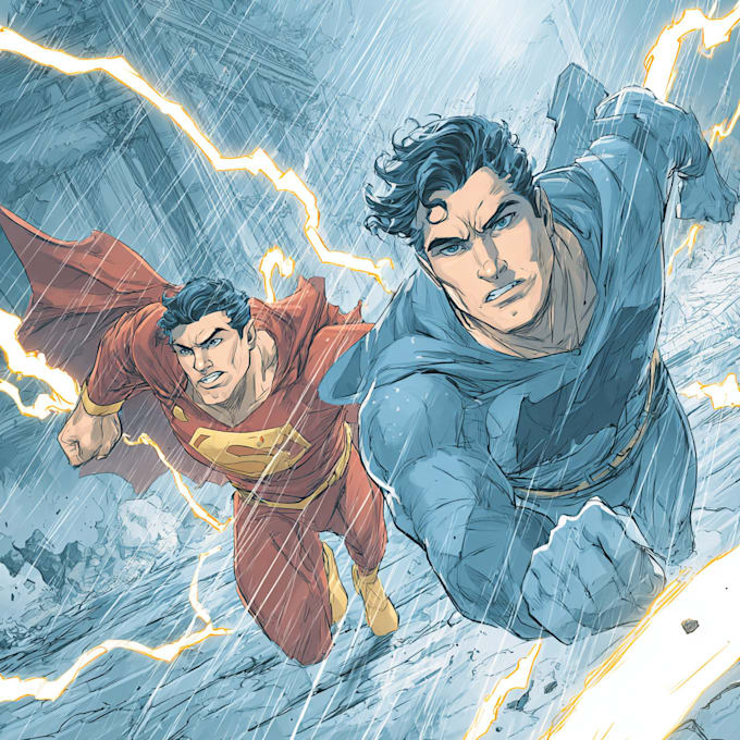 do superhero comic page