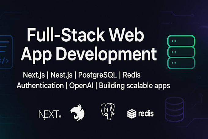 build a full stack web app with nextjs nestjs postgresql