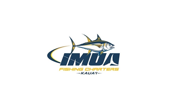 design aesthetics impressive charter fishing logo
