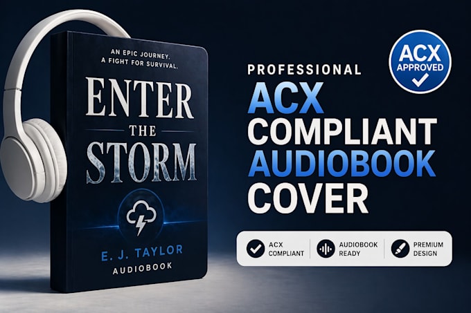 create profesional acx compliant audiobook cover