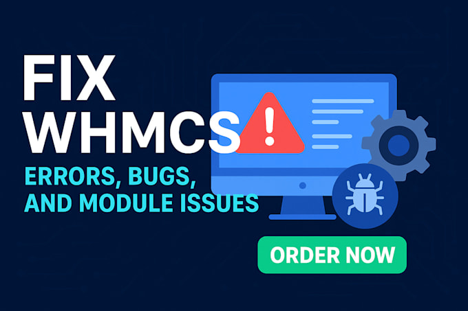 fix whmcs errors, bugs, and module issues