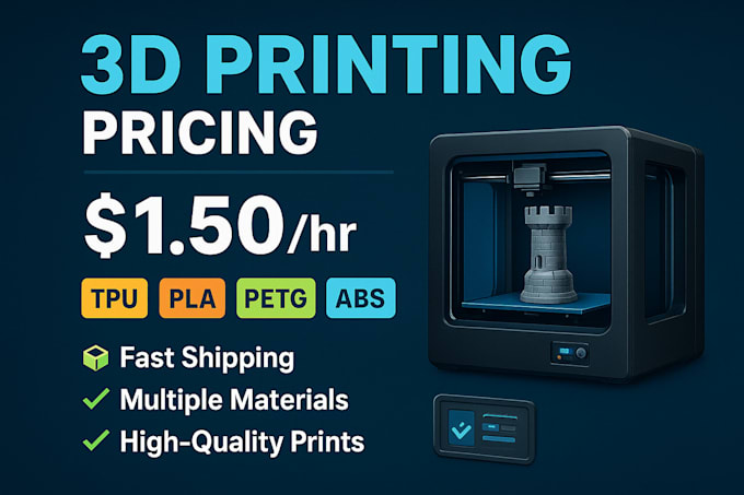 3d printing services affordable, fast, professional