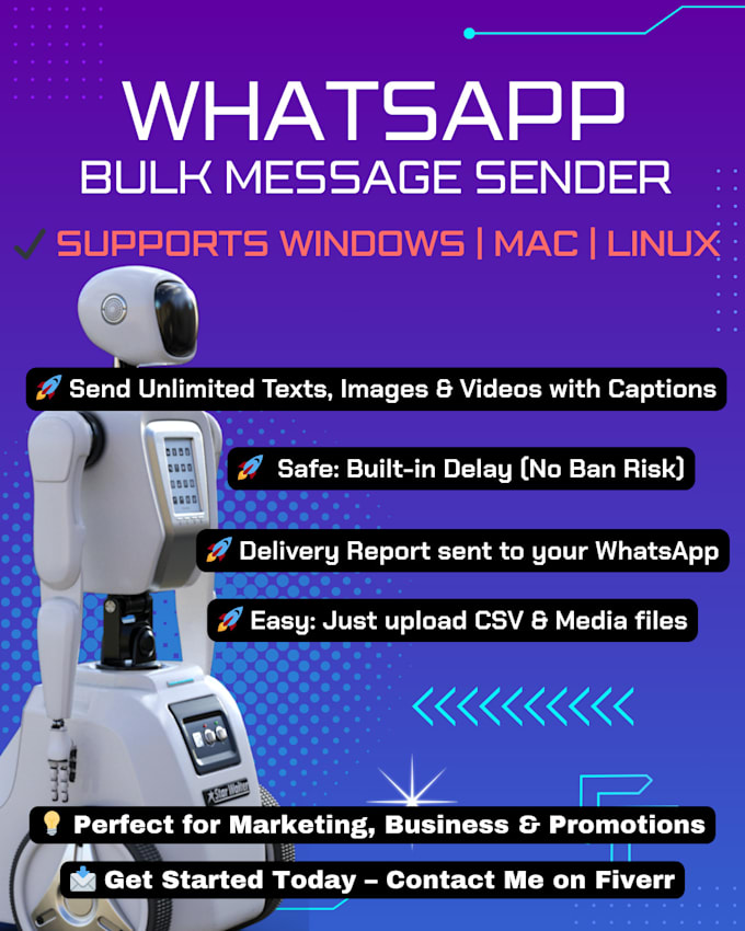 install whatsapp bulk sender tool to send unlimited messages