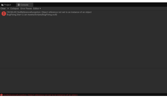 fix bugs in your unity csharp game scripts