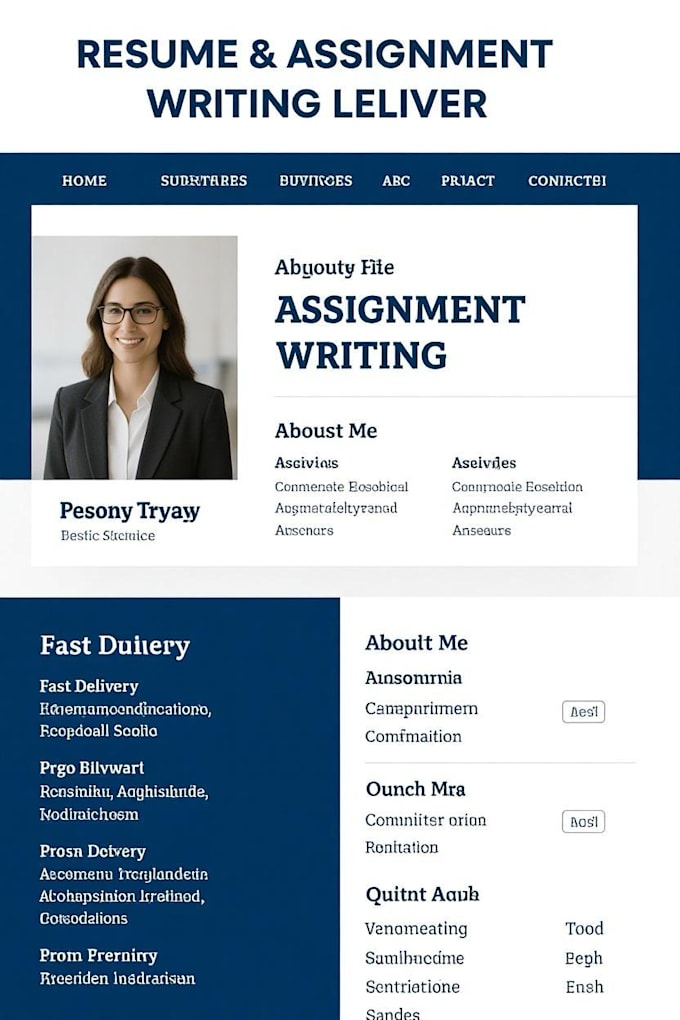 write resume, cover letter and assignment writing