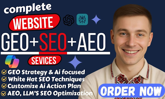 do monthly website local off page, aeo,GEO, SEO backlinks building for ai search