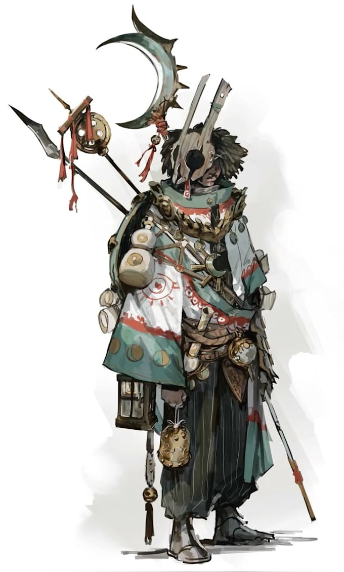 do concept art and character design